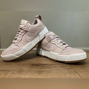 Nike Dunk Low Disrupt Sneakers Platinum Violet White Women's 8.5 CK6654–003